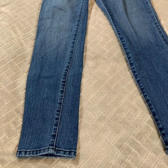 Calvin Klein Womens 6 Denim Jeans Blue Skinny Low Rise Medium Wash Stretch - Picture 3 of 13